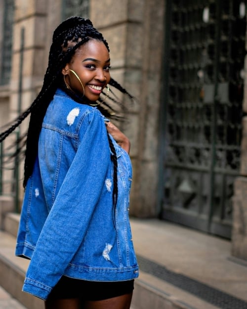 Womens Jacket Baggy Dad Lightweight Loose Fit Jeans For Women