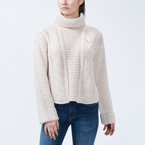 what to wear: chunky knit sweater