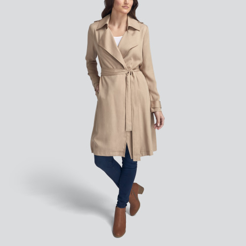 winter to spring: trench coat