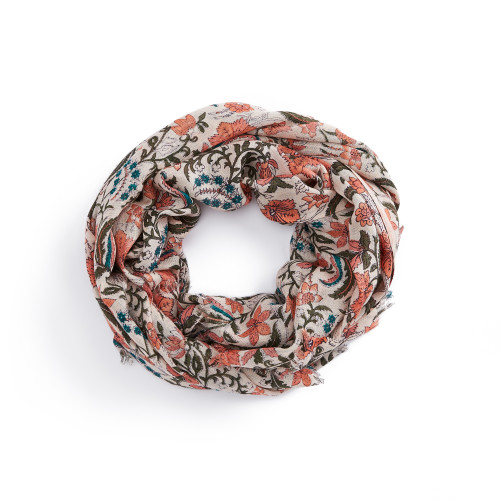on-trend accessory: printed scarf