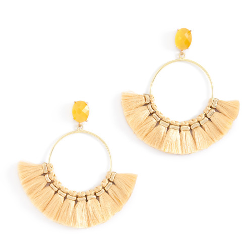 on-trend accessory: statement earring