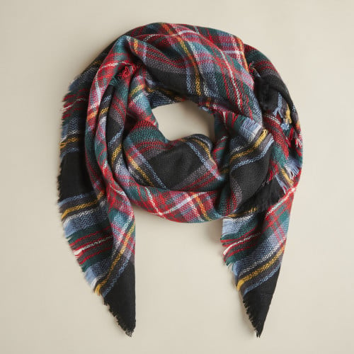 winter accessories: rectangle scarf