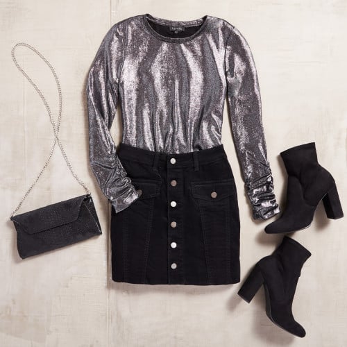what to wear for new years eve: light catching metallics
