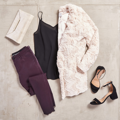 what to wear for new years eve: soft and shiny textures