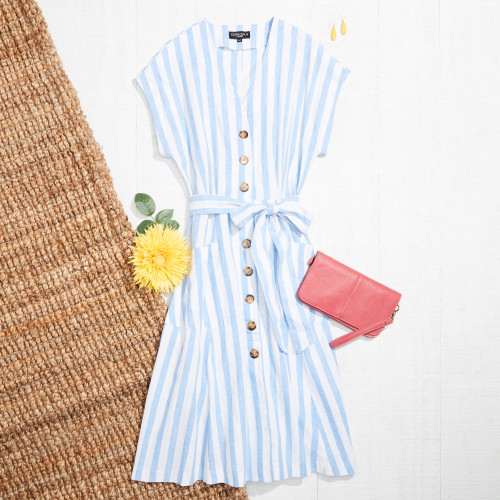 cute summer outfits: midi dress