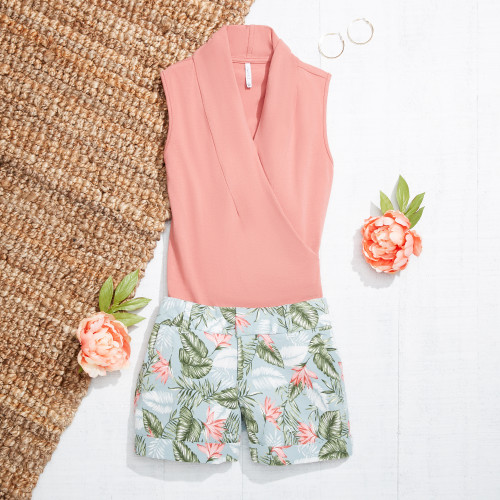 cute summer outfits: tropical prints