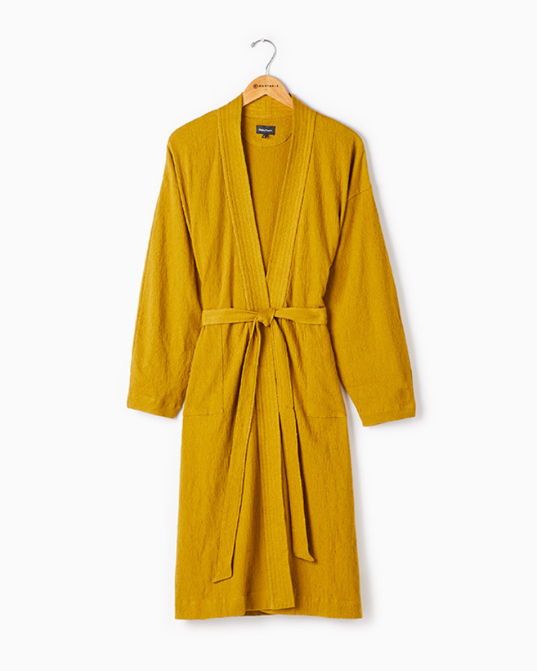 Best Soft Women's Robe from Wantable Sleep & Body Edit - Richer-Poorer Cloud Robe Coat in Golden Verde