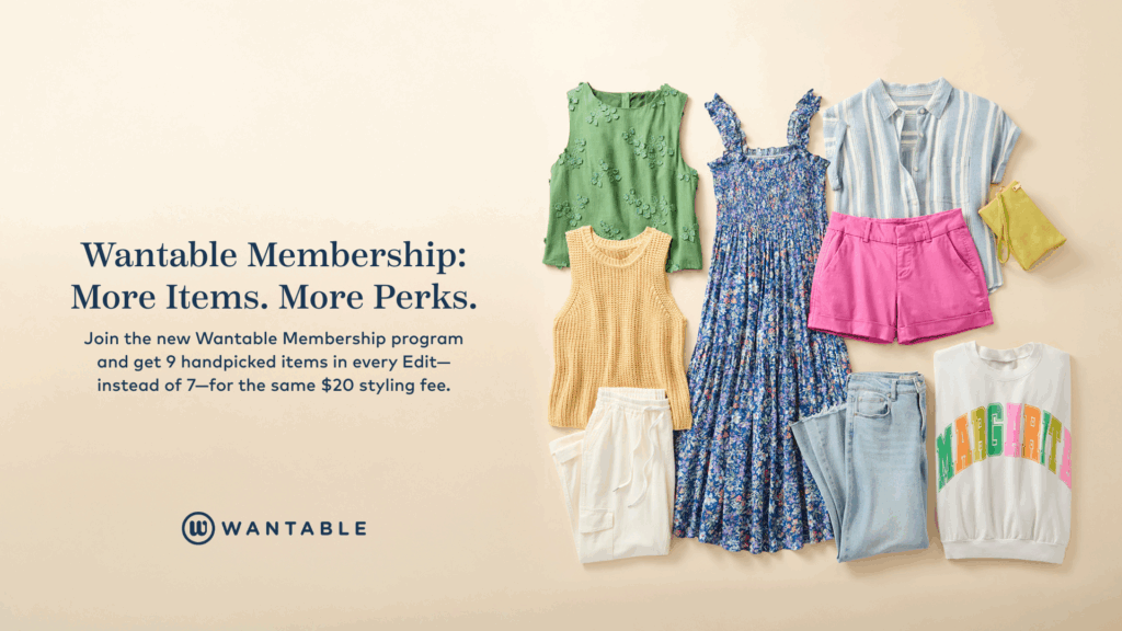 Wantable Add Wantable Launches New 9-Item Membership Offerings
